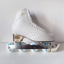 Load image into Gallery viewer, Edea Ritmo Roller Boot with Off-Ice blade Attached - Ivory
